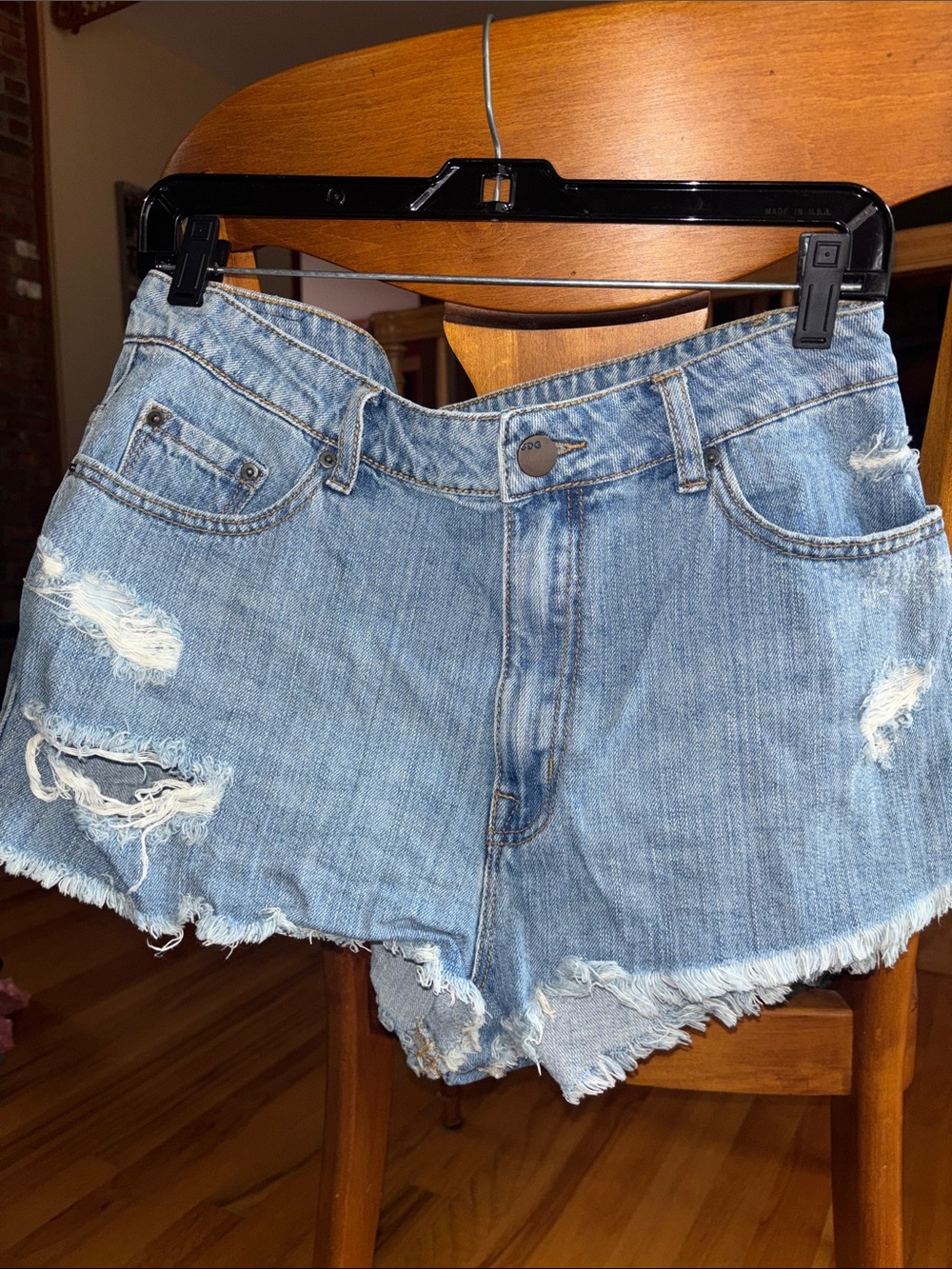 BDG High Rise Cheeky Denim Shorts